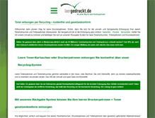 Tablet Screenshot of leergedruckt.de